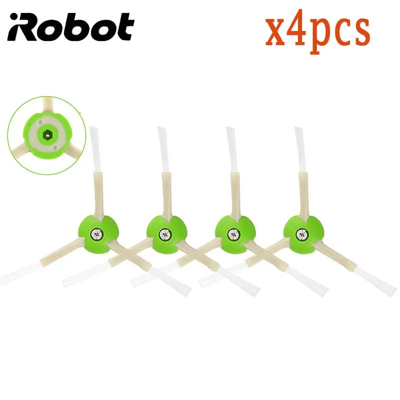 4 pcs side brush Hepa фильтр и боковая щетка комплект для iRobot Roomba i7 E5 E6 I Серия E запасные Фильтры Запчасти для пылесоса боковая щетка - Цвет: 4 pcs side brush