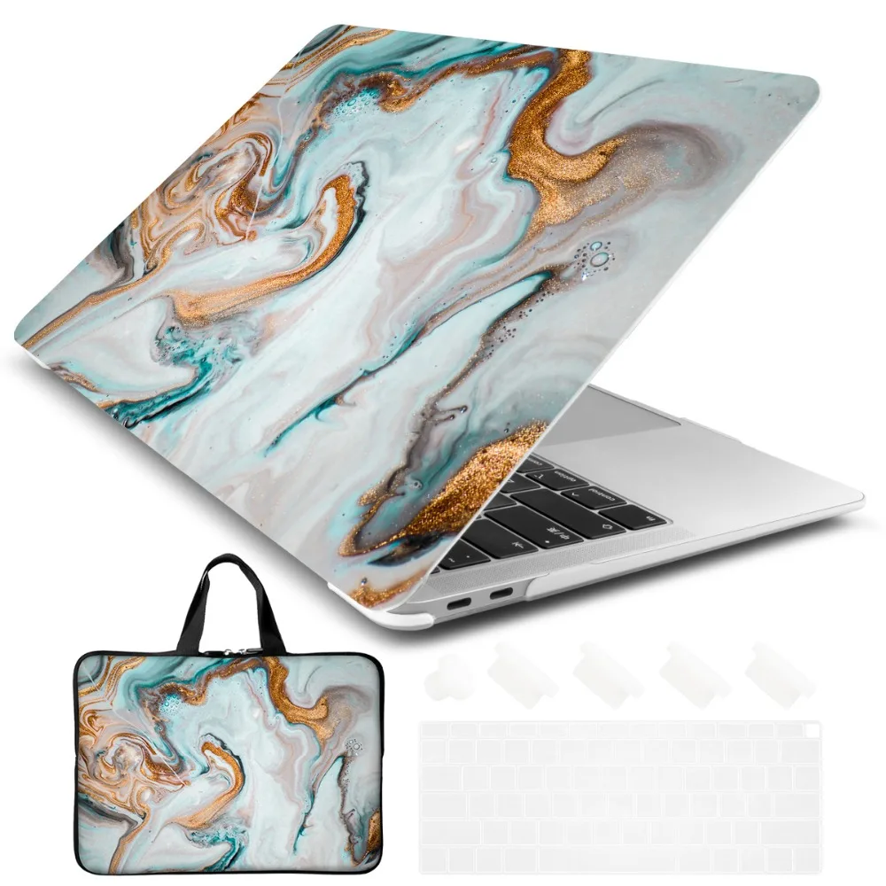 Чехол для ноутбука крышка клавиатуры 4в1 MacBook Air 11 13/Pro retina 13 15 дюймов Сенсорная