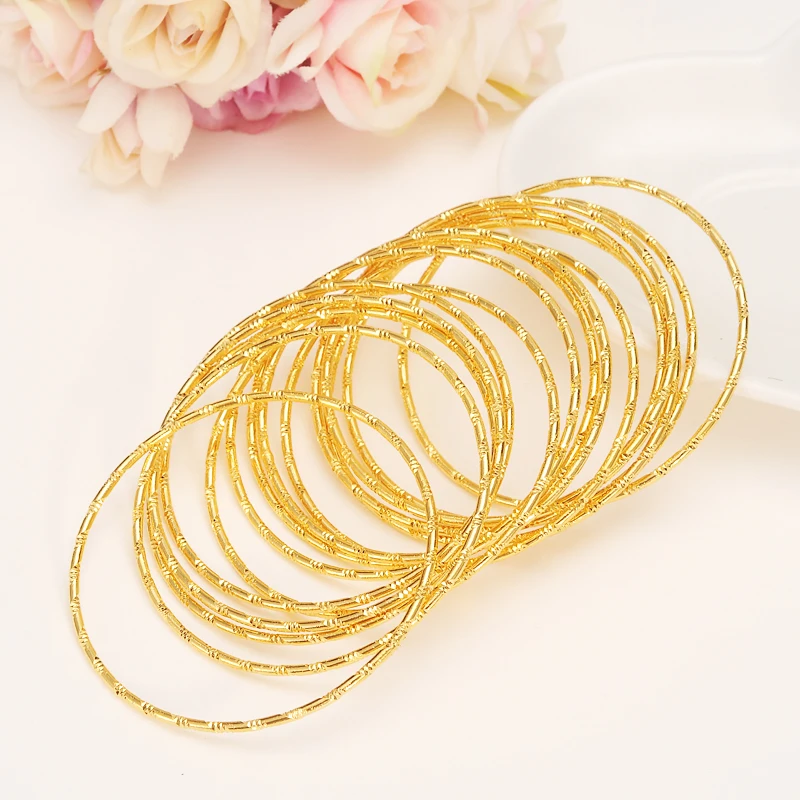 Большой золотой браслет в Дубае индийском стиле африканском Женские Ювелирные