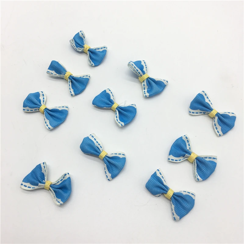 10 шт./лот атласная лента с бантом подарочная упаковка для рукоделия бант ручной