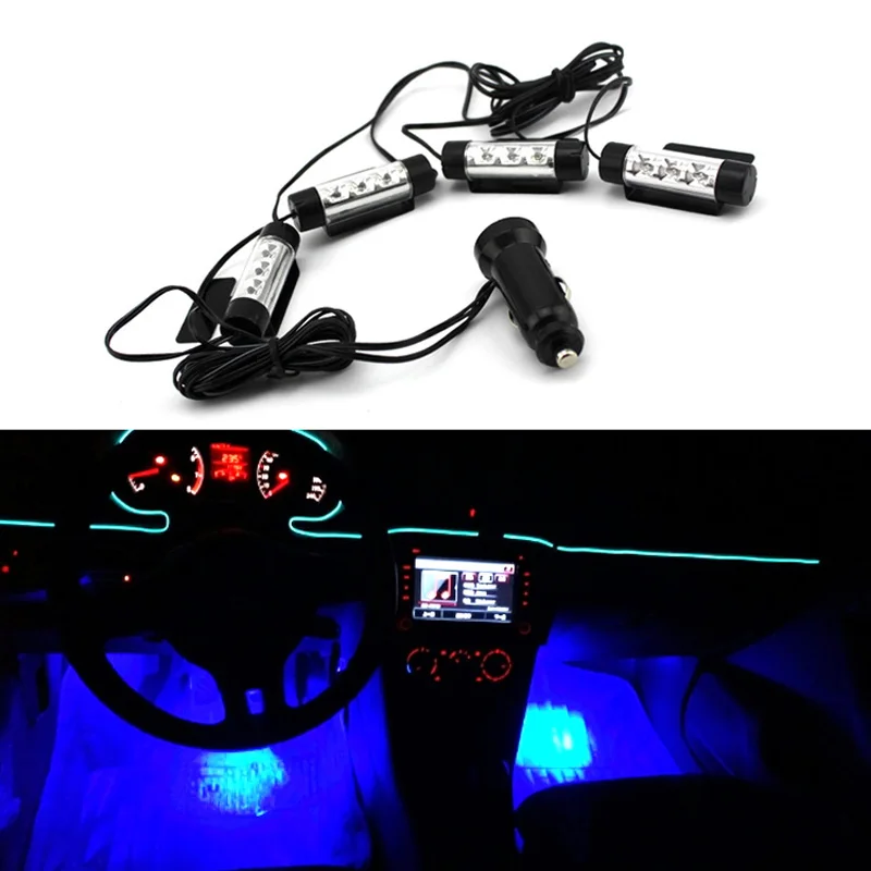 1 комплект Авто декоративная интерьерная стенная панель с Атмосфера лампы