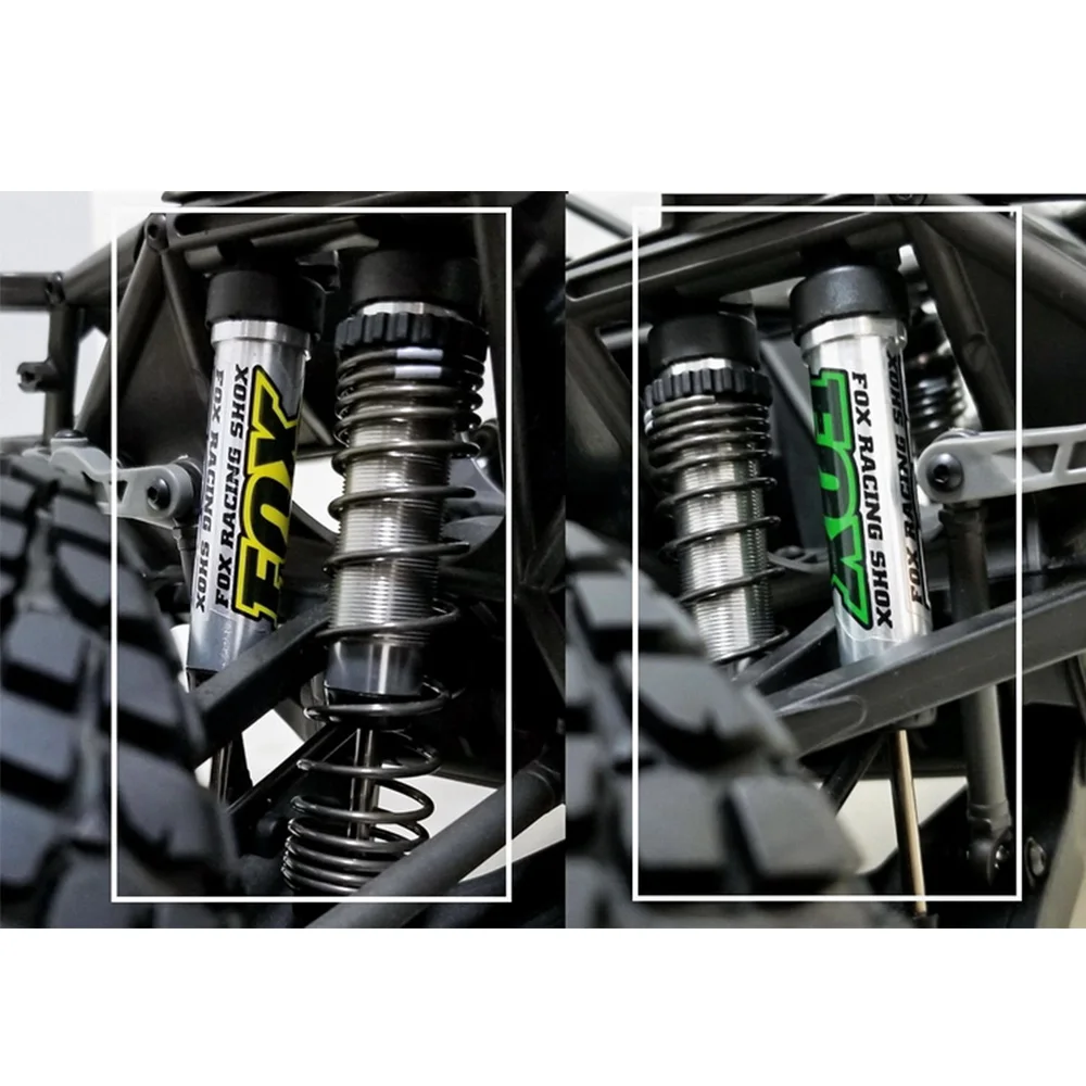 4 шт. ПВХ лиса шок стикер абсорбер наклейка для 1/7 Traxxas неограниченное пустыни