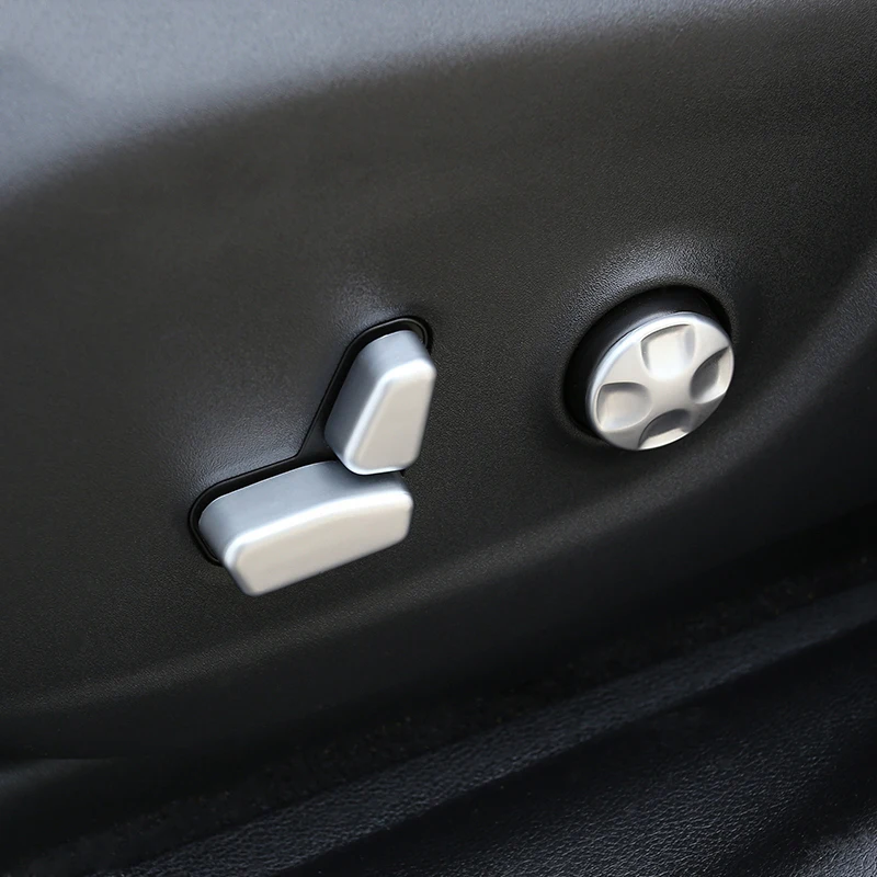 Для Jeep Compass 2017 2018 ABS Матовый стул для интерьера Кнопка регулировки сиденья Крышка