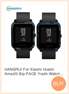 HANGRUI 20 мм для xiaomi huami Bip BIT PACE Lite Youth Smart Watch Band Заменить Металлический Ремешок Браслет для Huami Amazfit Bip Band