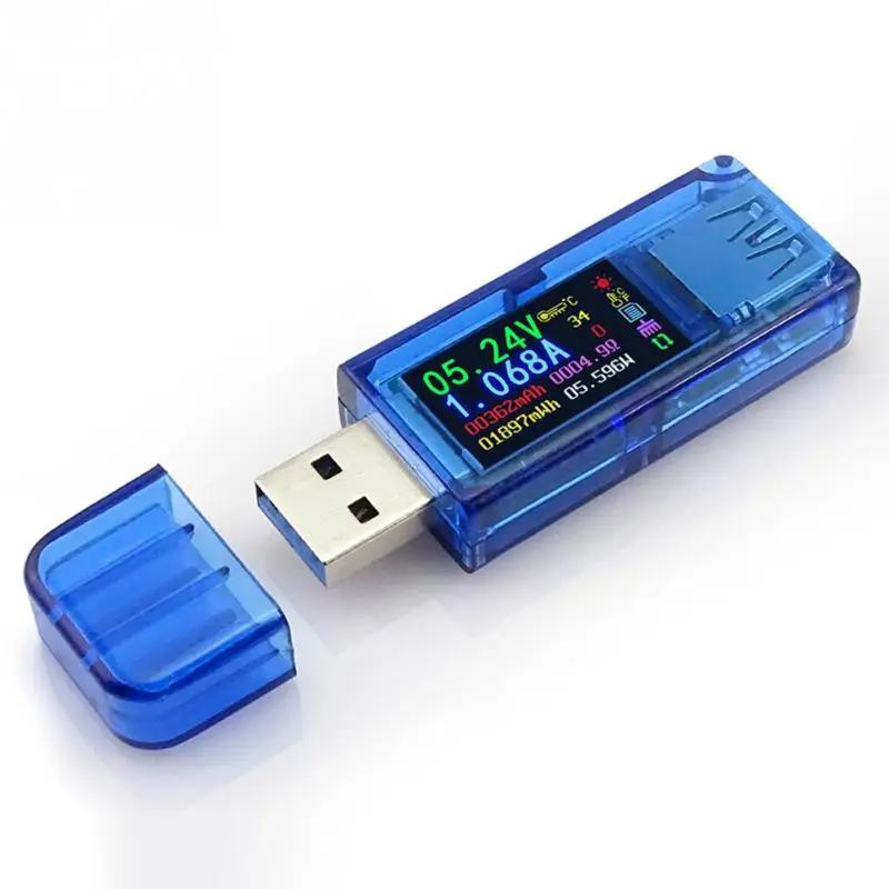 Тестер точности и стабильности USB 3,0 цветной ЖК-дисплей вольтметр напряжение батареи мощность Емкость 3,70-30,00 В 0-4.000A