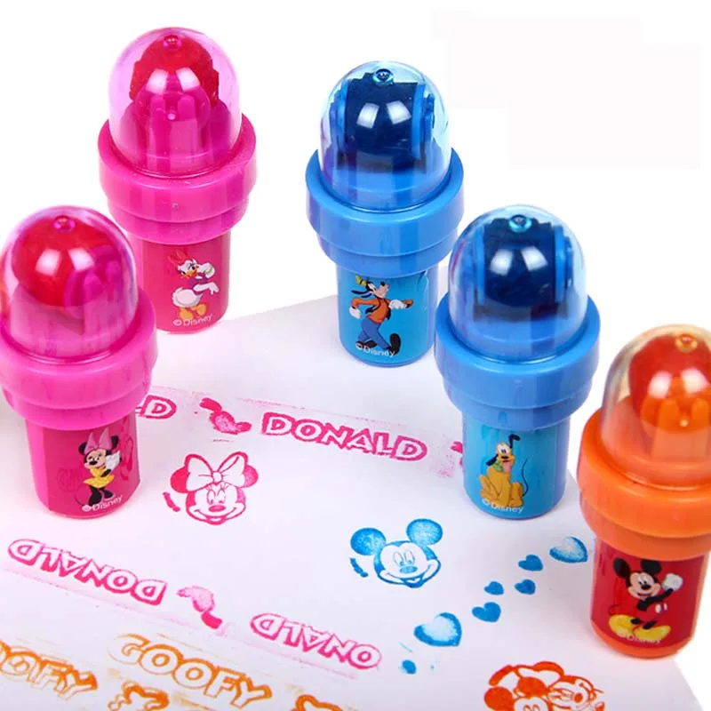 3 шт. двойная головка принцессы прокрутки стэмперы дети мультфильм штамп