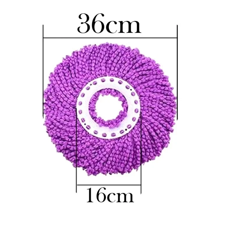 Сменная насадка для швабры из микрофибры легко вращающаяся на 360 градусов