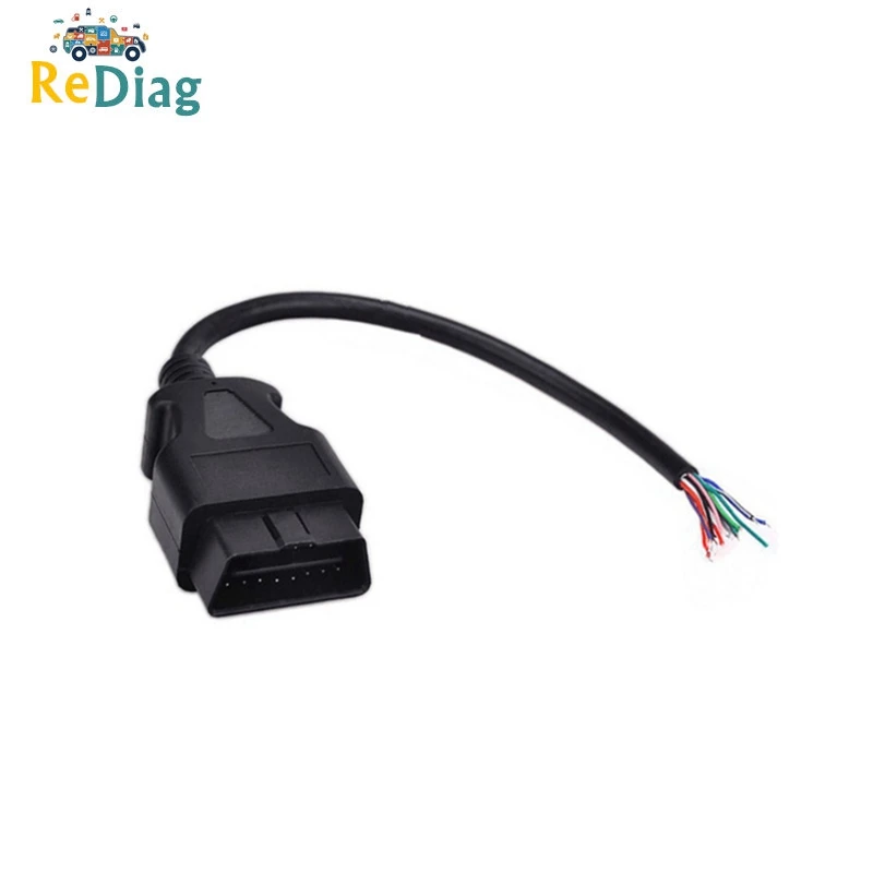 

OBD2 16Pin Extension Opening Male Cable The Best Choice OBDII Car Diagnostic Interface Connector Male Open Cable Adapter