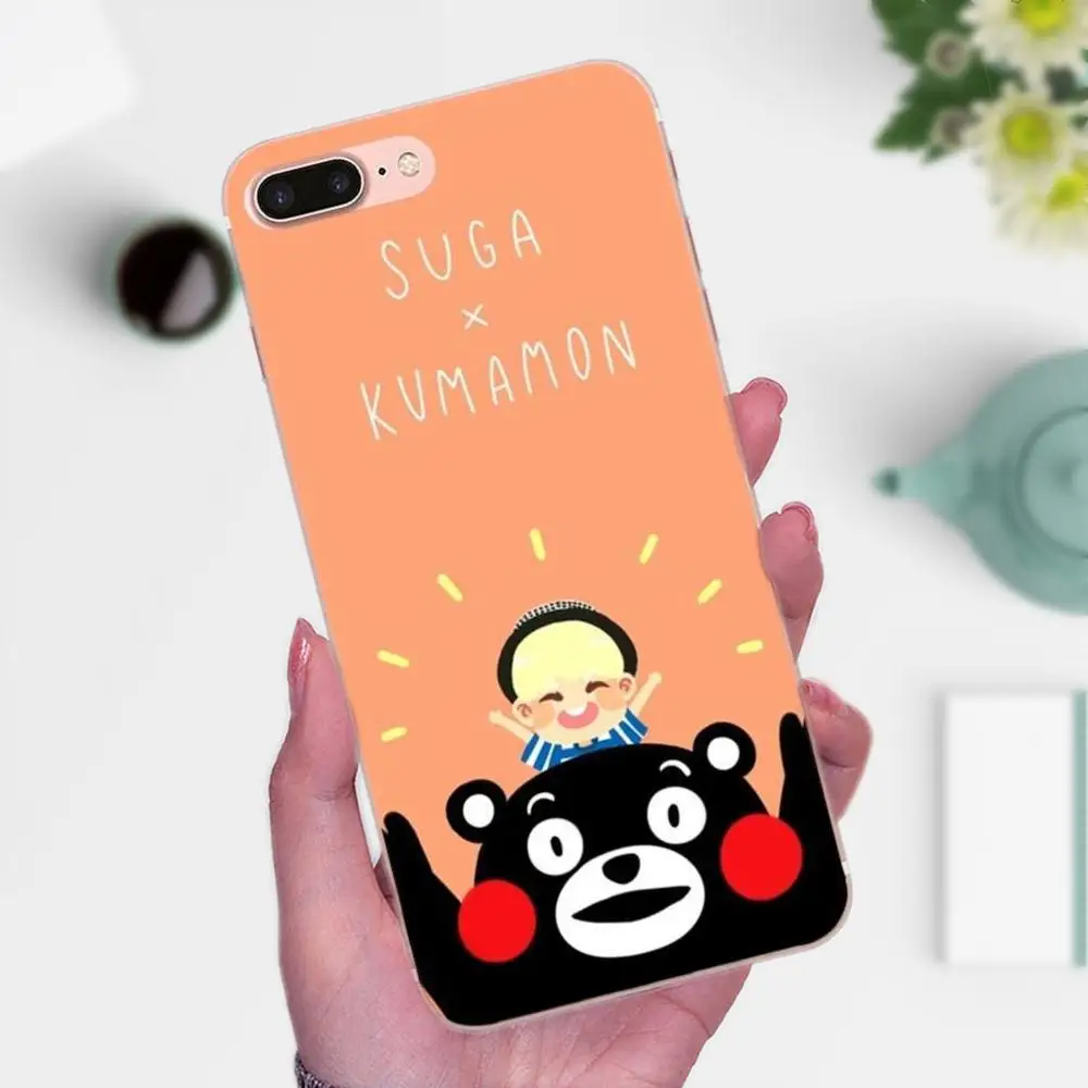 Чехлы для мобильных телефонов из мягкого ТПУ с мультипликационным принтом Kumamon We