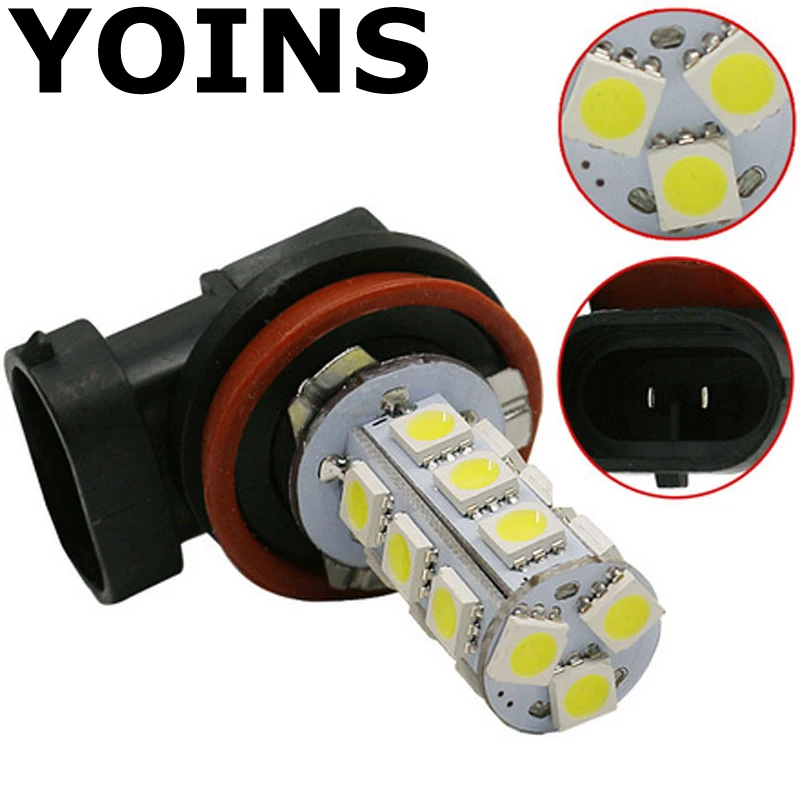 Высокое качество 2 шт. DC12V H11 H8 18 светодиодный 5050 SMD Авто День Вождения