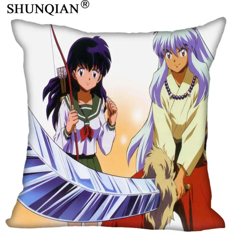 Pillowcase Пользовательский Inuyasha наволочка молнии с двух сторон 35x35 см 40x40 см 45x45 см 50x50 см 60x60 см пользовательские ваш образ - Цвет: Pillowcase
