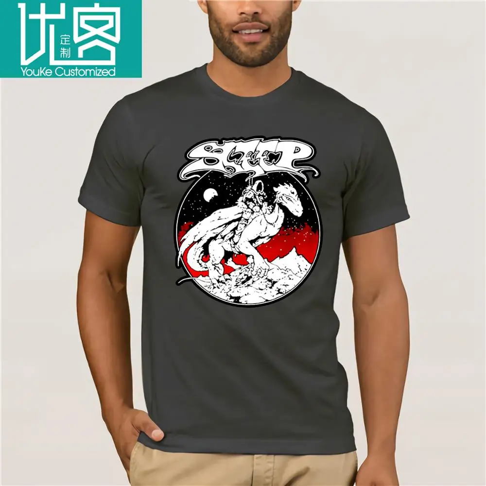 SLEEP DRAGONAUT Stoner Doom Band Black and White T-shirt (XS-3XL) Cool Casual pride t shirt men Unisex New Fashion tshirt | Мужская