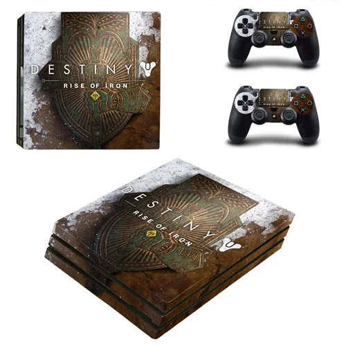 YSP4P-0051 Игра Destiny 2 PS4 Pro наклейка для кожи виниловая наклейка для консоли Playstation 4 и 2 контроллера PS4 Pro наклейка для кожи - Цвет: YSP4P-0051