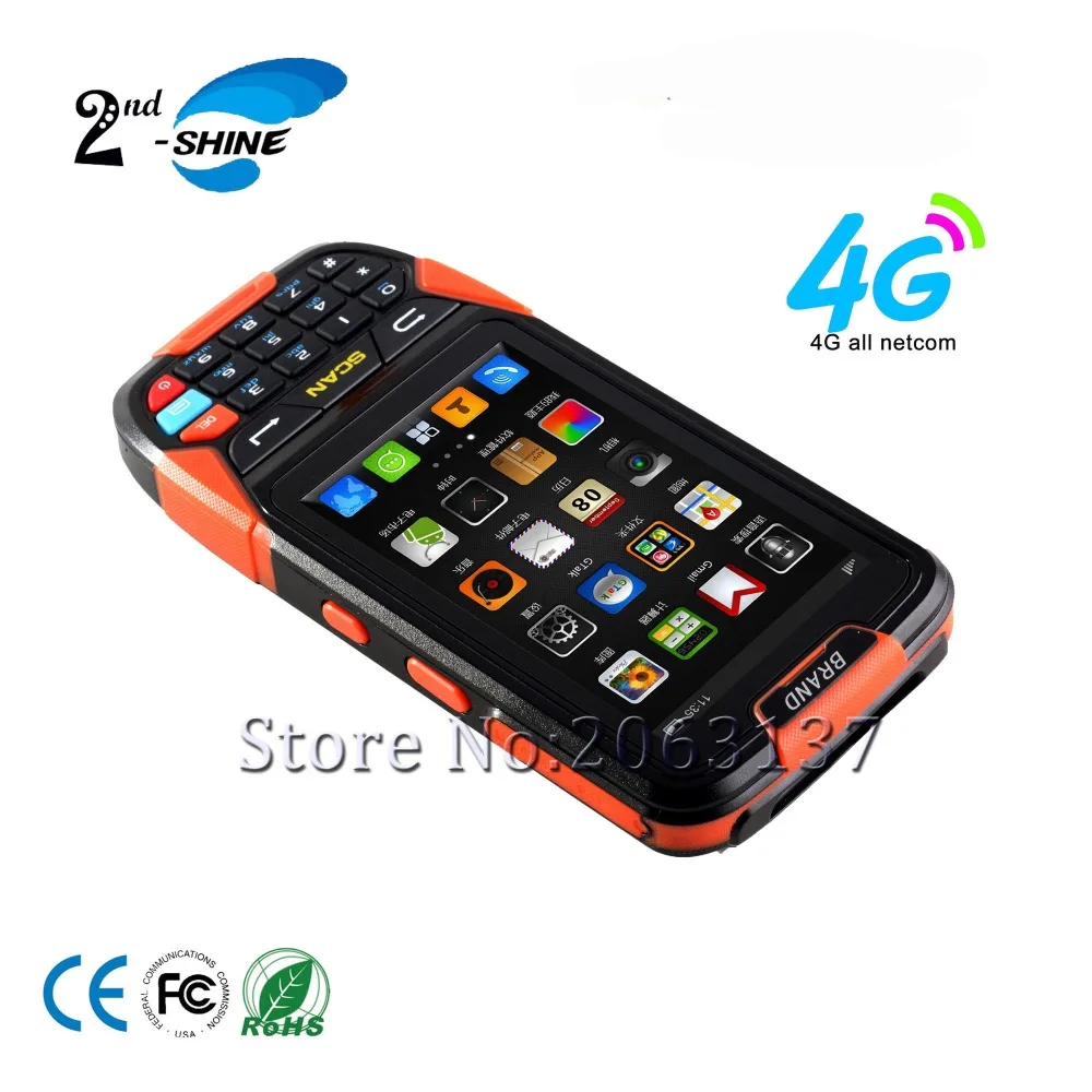 4G All netcom беспроводной Android сканер штрих-кода портативный PDA с поддержкой лазерного