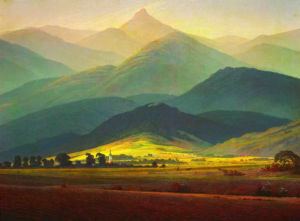 Классические настенные Книги по искусству Гигантский горный Дэвид работает