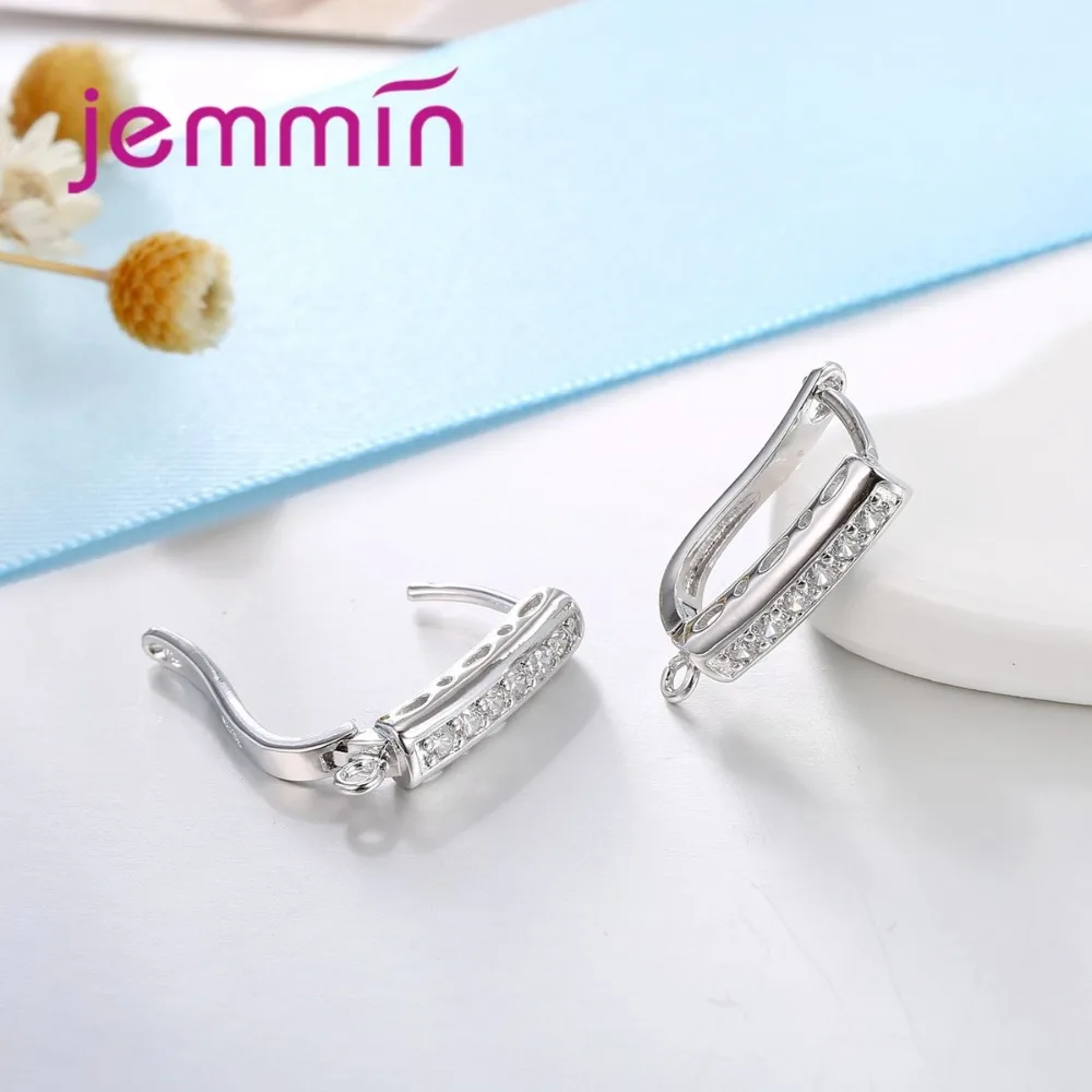 Изысканные Ювелирные компоненты стразы из натуральной кожи серебристые