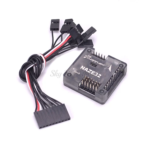 Straight-Pin Naze32 Naze 32 Rev6 6DOF с припаянным штырьком плата контроллера полета с оболочкой для FPV 250 220 QAV-X 214 мм FPV RC гоночный Дрон - Цвет: Straight-Pin