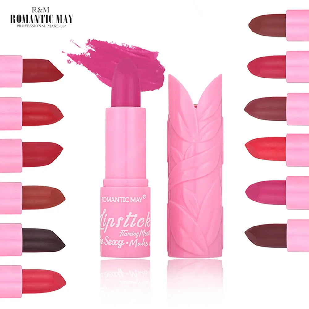 Романтическая Майская помада увлажняющая матовая губная долговременная