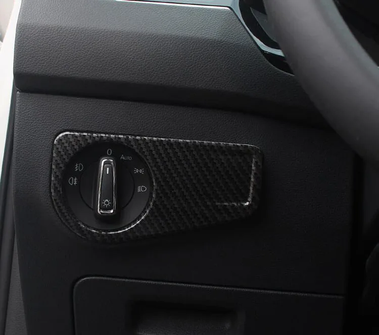 ABS Хромированная наклейка автомобильная внутренняя консоль фара переключатель