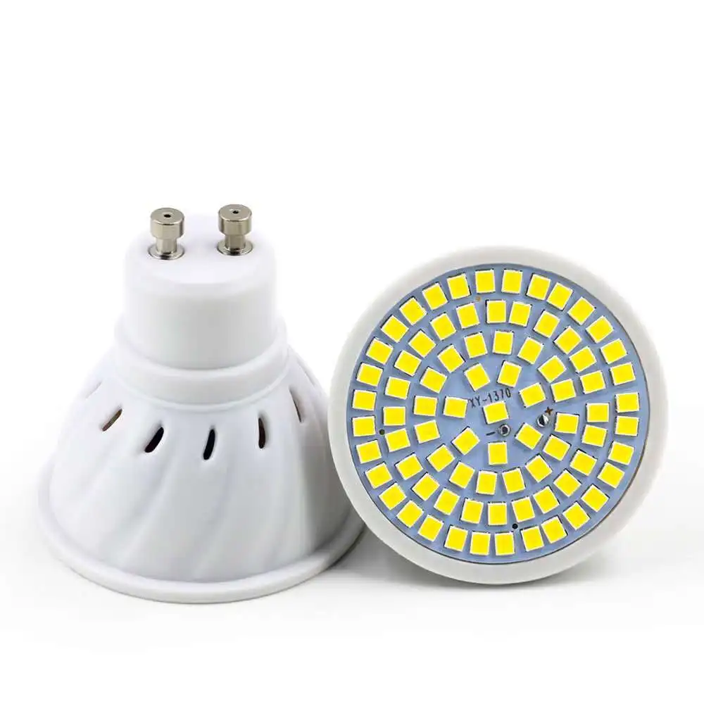 

DALCAN E27 E14 MR16 GU10 Lampada LED Bulb 220V 240V Bombillas LED Lamp Spotlight 48 60 80 LED 2835 SMD Lampara Spot cfl