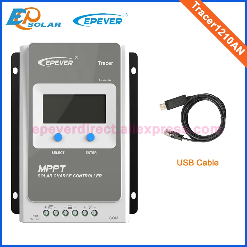 12 В 10A контроллер для солнечные панели системы домашнего использования Tracer1210AN 10amp