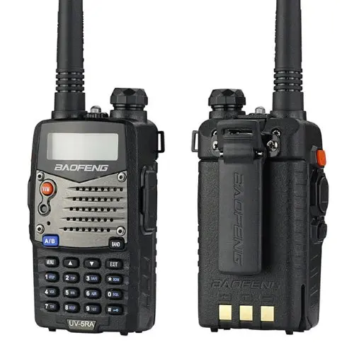 2pcs BaoFeng UV-5RA walkie taklie transceiver 5W VHF UHF Dual Band 136-174/400-520 MHz Ham CB FM two way radio