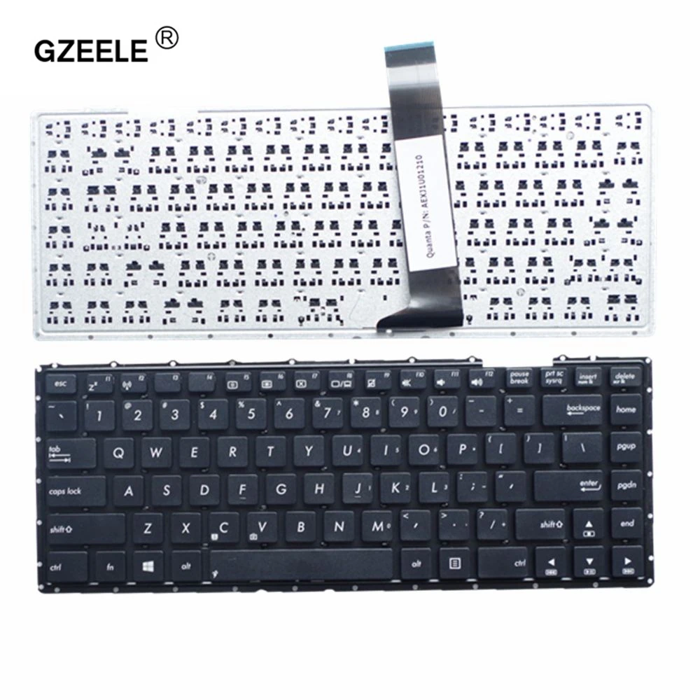 Новая английская клавиатура GZEELE для ноутбука ASUS R409C R409CA R409CC R409L R409LA R409LB R409LC R409LD