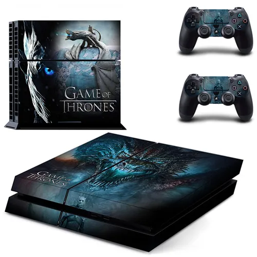 GYTM0968 Игра престолов скоро зима PS4 Кожа Наклейка для sony playstation 4 консоль и 2 контроллера PS4 Кожа Наклейка Винил - Цвет: GYTM0968