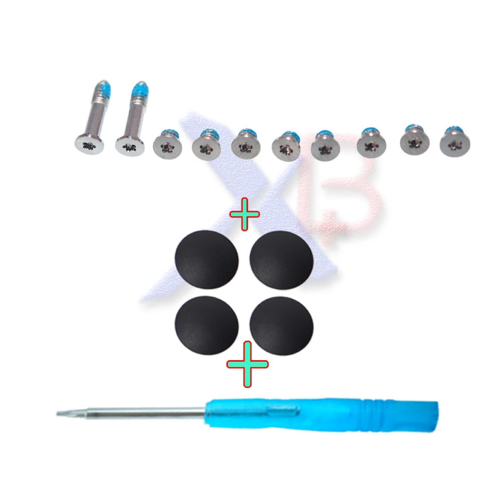 Новинка 4 шт./лот чехол с резиновой подошвой комплект для ног + винты инструменты