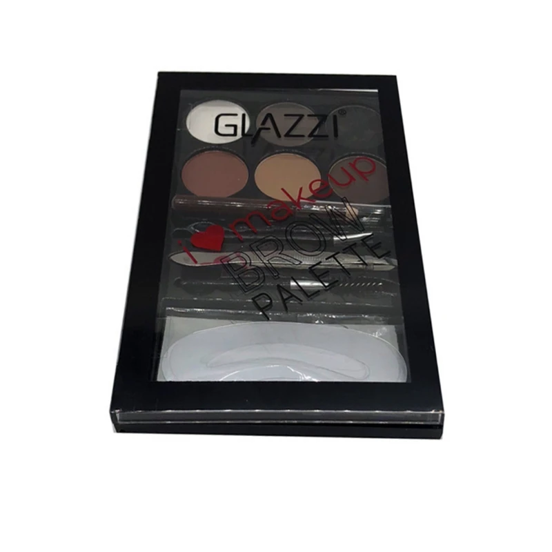 Для женщин Eye Brow Powder макияж комплект Водонепроницаемый бровей порошок Палетка для макияжа