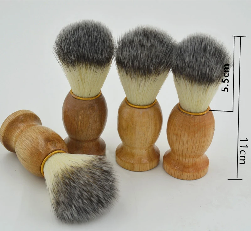 Синтетические волосы Парикмахерская щетка для бритья бороды|shaving brush|synthetic hair shaving