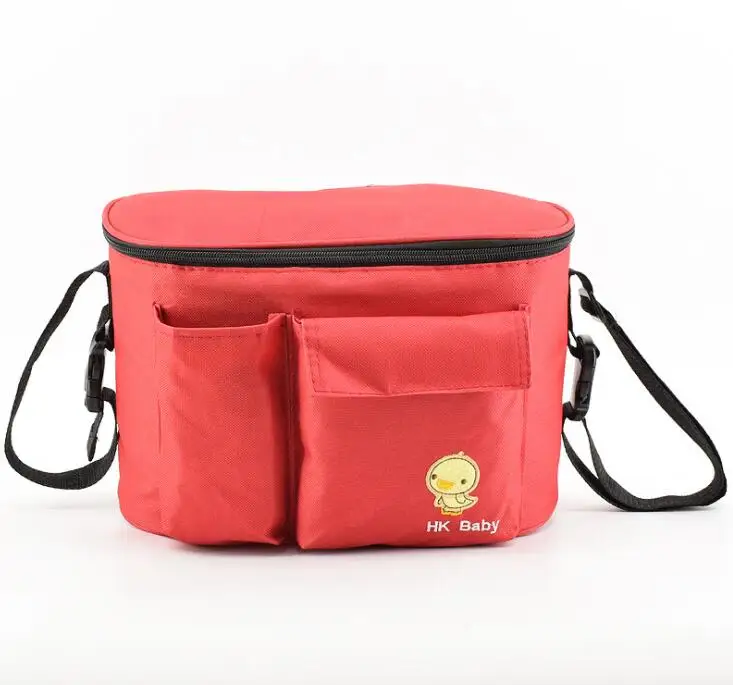 Red Duck Детская подвесная корзина, сумка для коляски, дорожная сумка для подгузников, сумка для хранения подгузников, сумка для кормления, аксессуары для коляски - Цвет: Red Duck