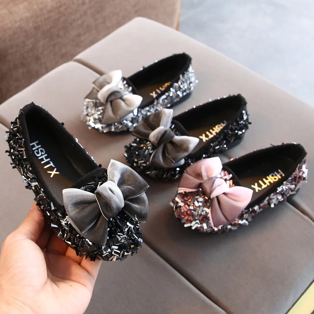 Muqgew/детская обувь для малышей принцессы маленьких девочек повседневная с бантом