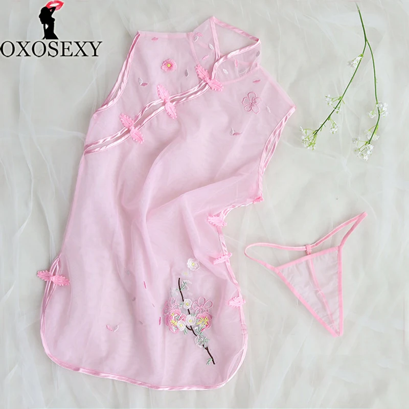 Женское нижнее белье красное черное розовое|Белье бейбидолл и сорочки| |