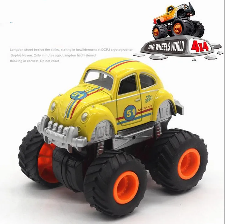 High Simulation Four-wheel Drive Inertia Off-road Vehicle Model 1: 36 Alloy Volkswagen Beetle Toy free Shipping |