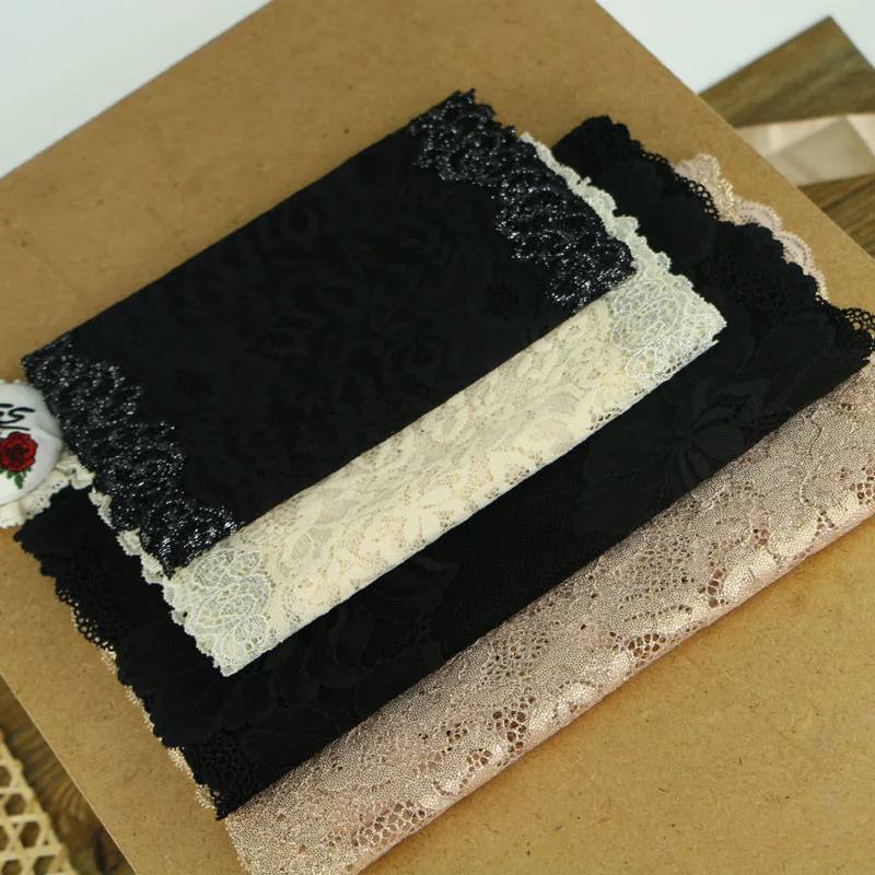 16 22 см кружевная ткань с широкой отделкой для украшения эластичное кружево