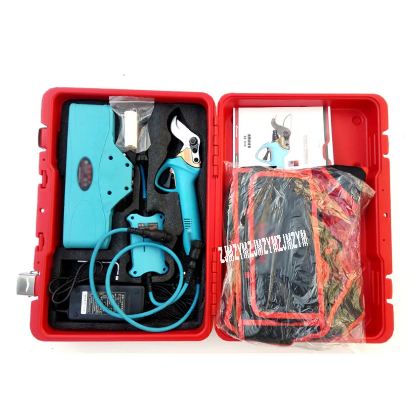 

New Hot KH-06 Electric Pruning Shears Rechargeable Fruit Tree Pruning Shears Garden Gardening Scissors DC40V 6Ah (can cut 3 cm)