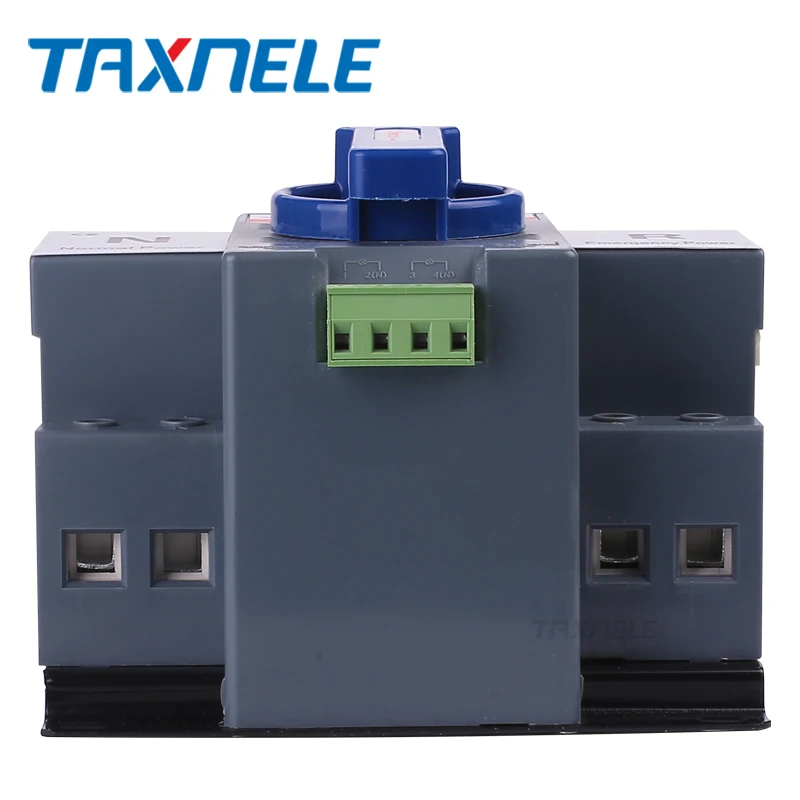 ATS 2P 4P 63A 230V 380V микро-прерыватель цепи двойной мощности автоматический переключатель передачи автоматический переключатель