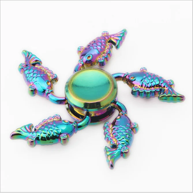 Новинка года Радуга рука Spinner handspinner Непоседа Игрушечные лошадки Наруто цинковый сплав Deak Игрушечные лошадки анти-стресс дети Рождество Игрушечные лошадки для детей - Цвет: 16