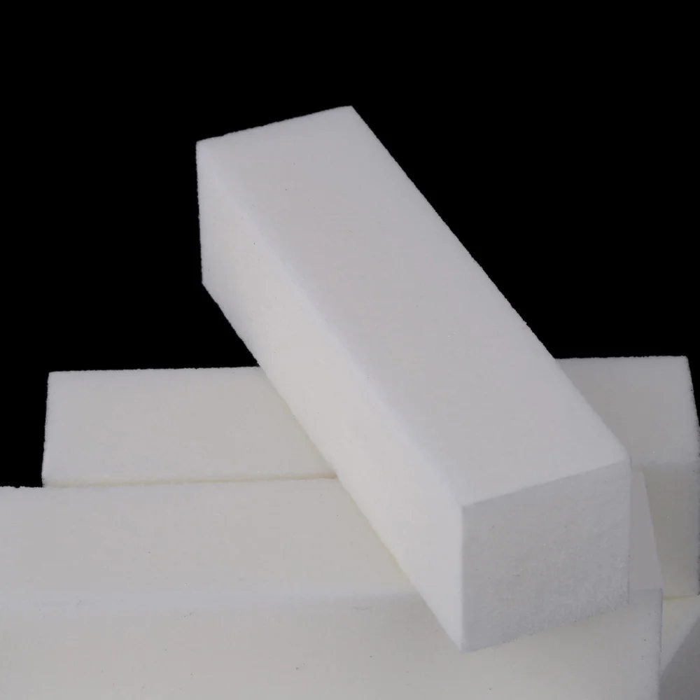 10 шт. белый буфер шлифовальный блок акриловые Типсы для ухода за ногтями