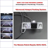 car rear camera for nissan patrol royale 2010 2016 intelligent parking tracks reverse backup ntsc rca aux hd ccd sony cam