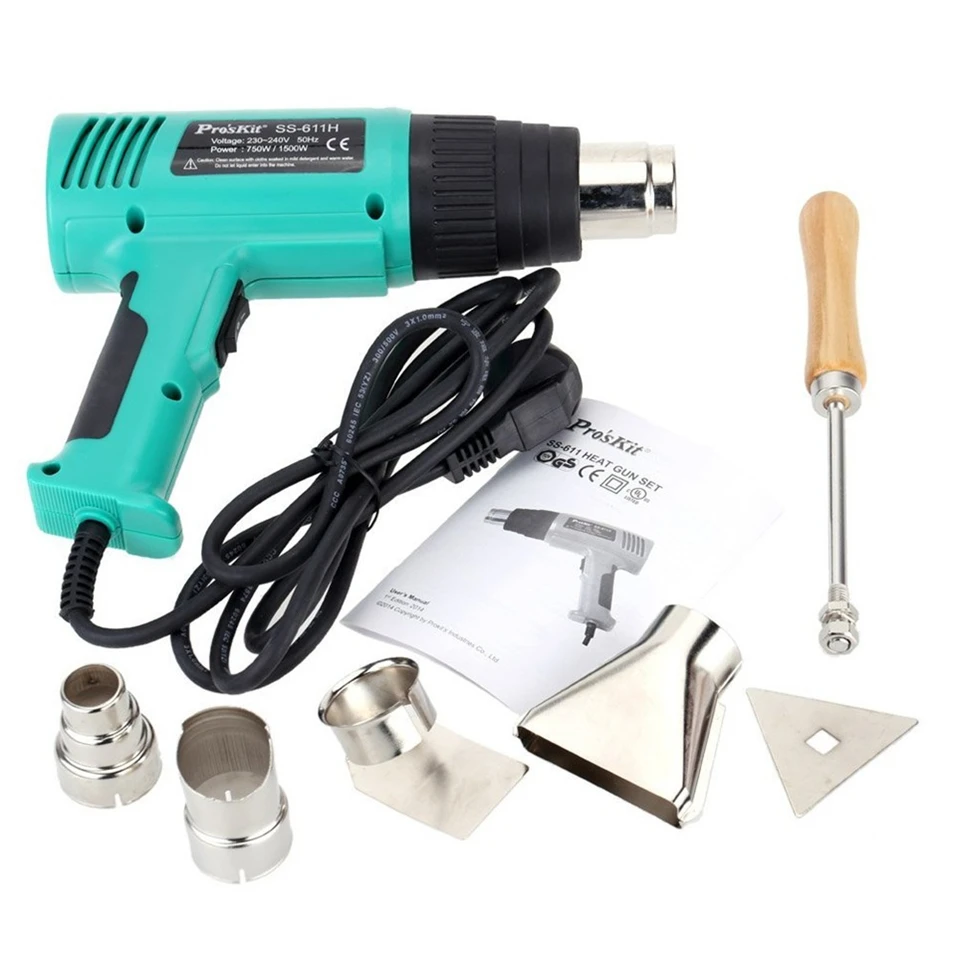 Семейный тепловой пистолет с температурной защитой профессиональный умный от