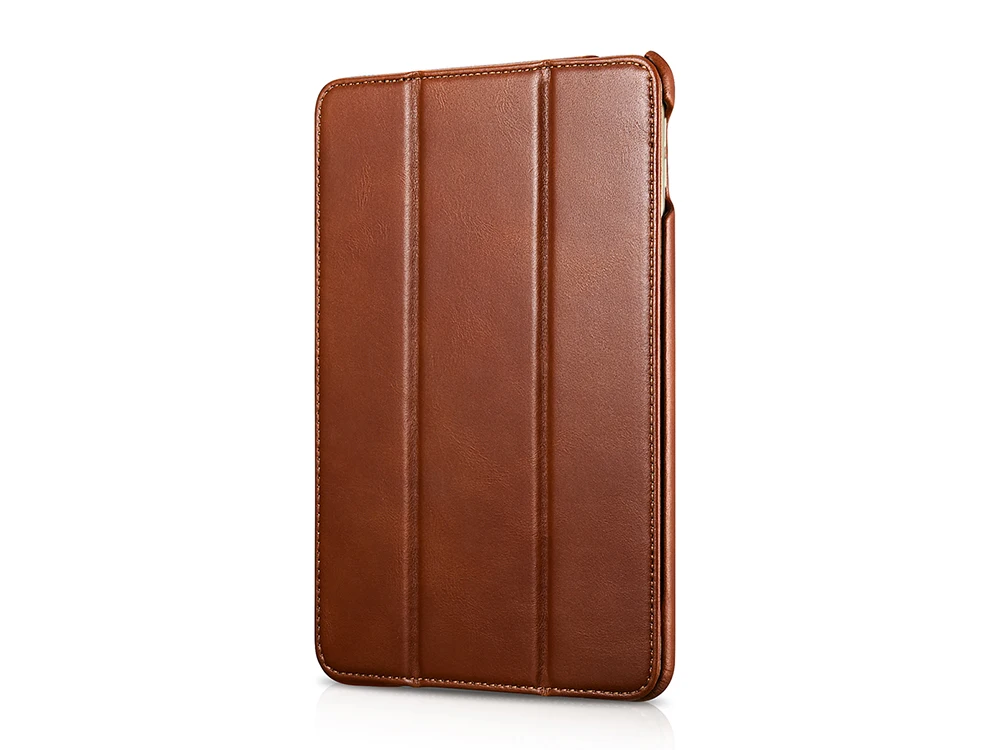 ICARER для iPad Mini чехол винтажный из натуральной кожи флип-Фолио умный чехол для iPad Mini 5 чехол Авто спящий мешок
