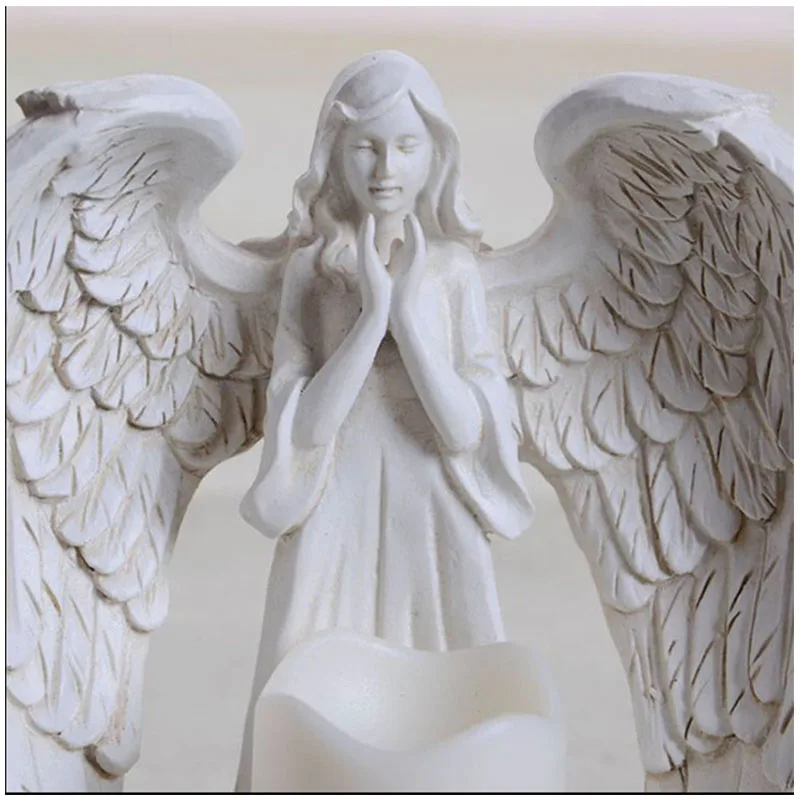 LED подсвечник Европейский угол модель полимерные фигурки миниатюрная ручная