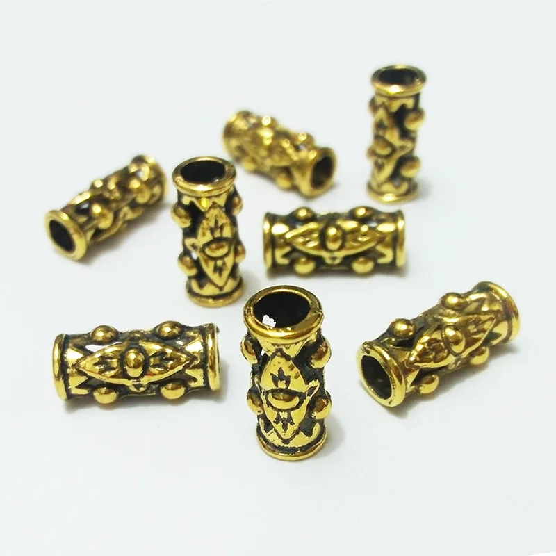 Набор разделителей из кожаного шнура с наконечниками для наконечников и в