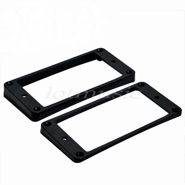 

10sets Curved Electric Guitar bridge / neck Pickup Frame Ring ,Black