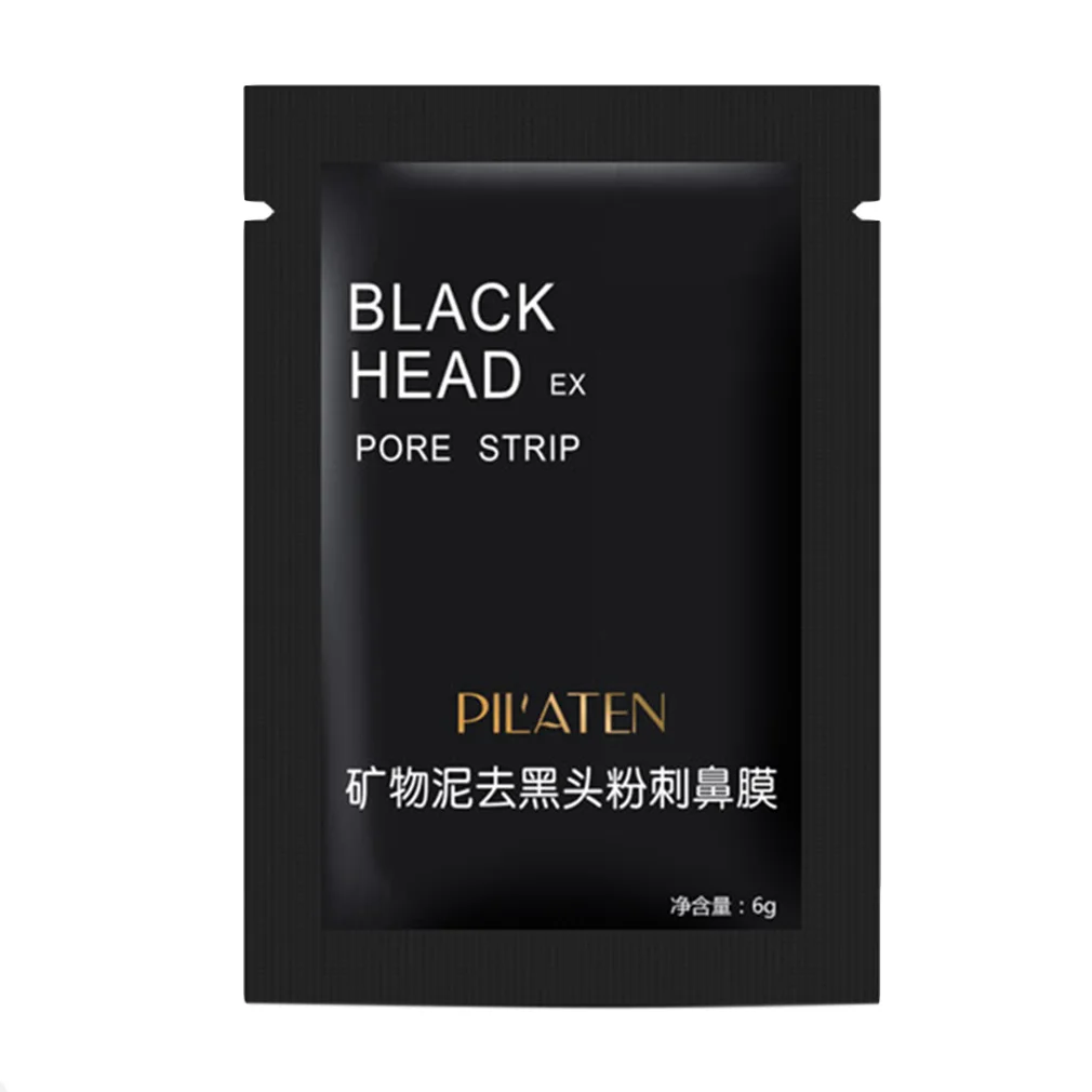 Черная маска для удаления угрей в горошек полоска носа черная лечения