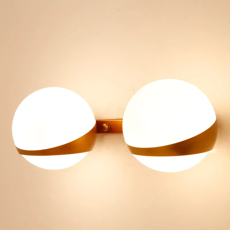 Дизайн Стекло настенный светильник Современный Бра Спальня Кухня лестницы