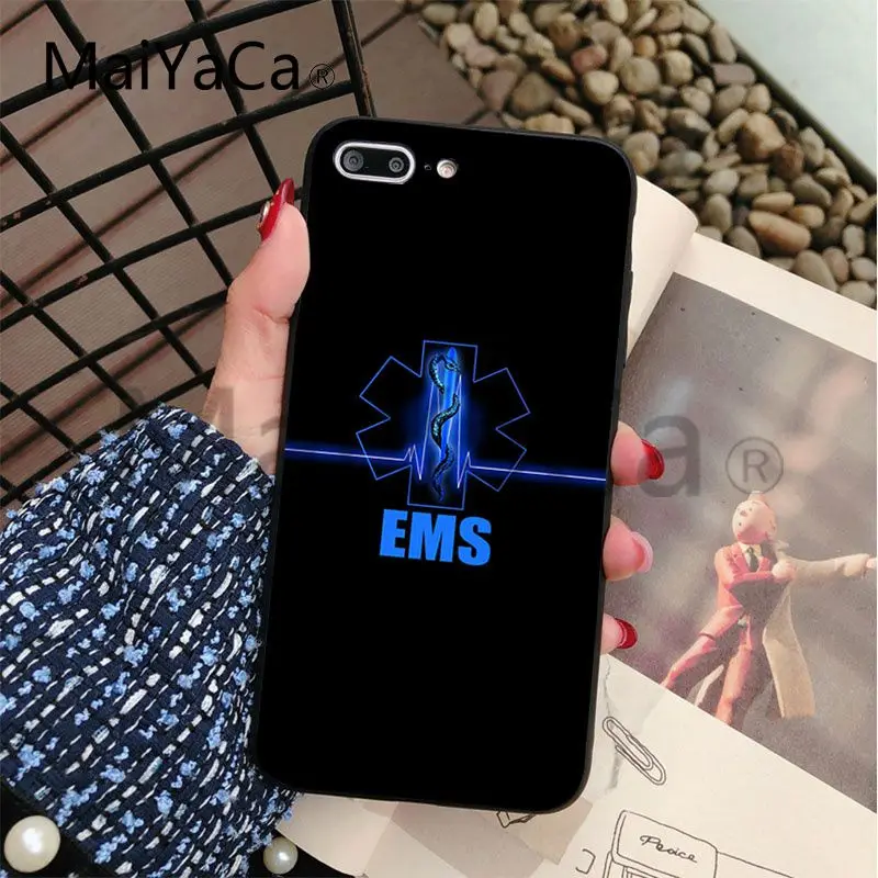 MaiYaCa Emt Ems медицинский логотип мягкий красочный чехол для телефона аксессуары для iphone 8 8plus 7 7plus 6 6plus 5 XS XR SE Чехол для мобильного телефона