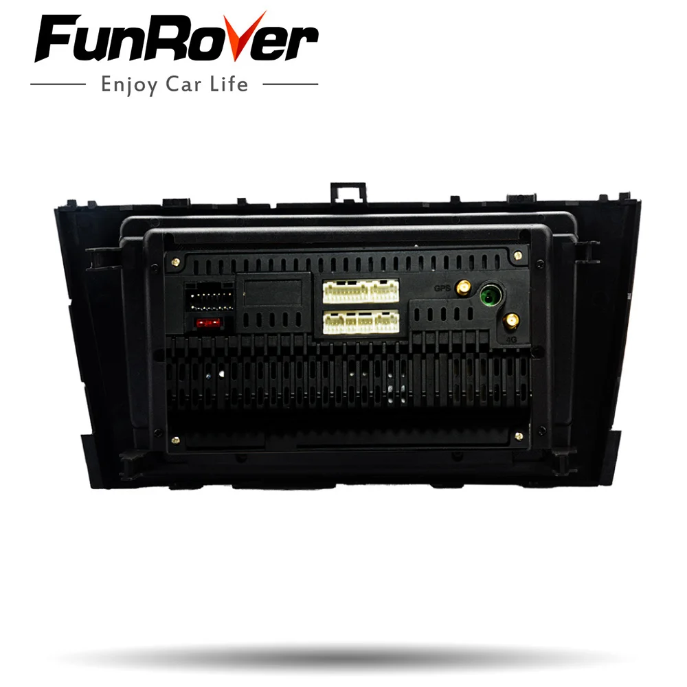 Funrover Android 9,0 4G Автомобильный Радио Мультимедиа Видео плеер навигация gps WiFi 2 din для Toyota Avensis 2009-2013 без dvd